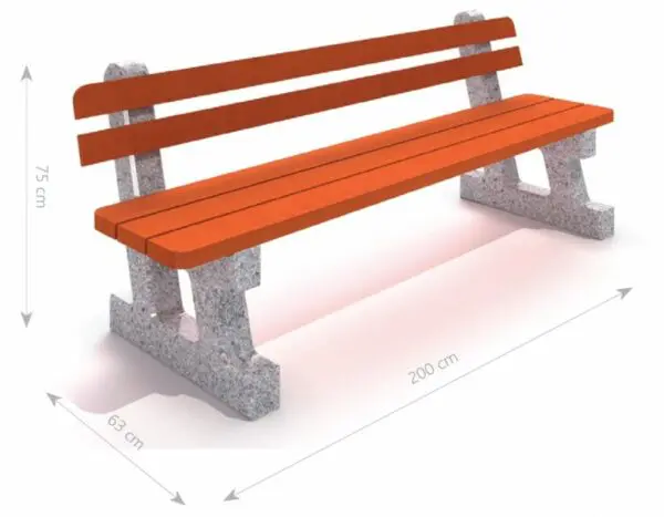 Betongbänk 01 - Bild 4