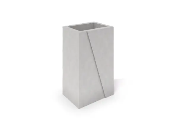 DECO vitt betongkärl 02