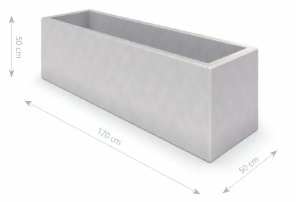 DECO vitt betongkärl 04 - Bild 2