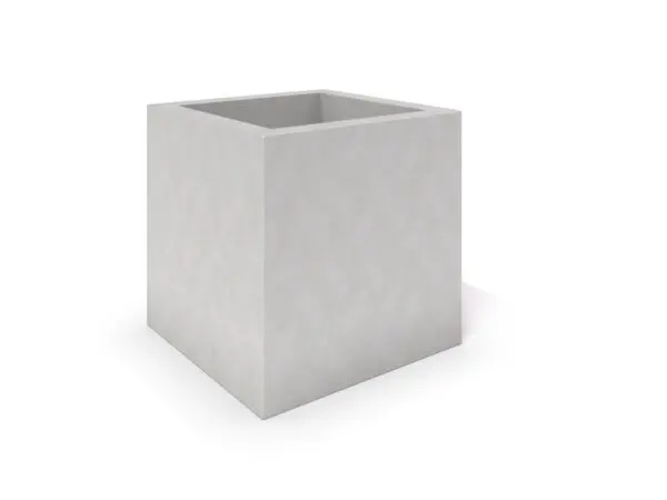 DECO vitt betongkärl 05