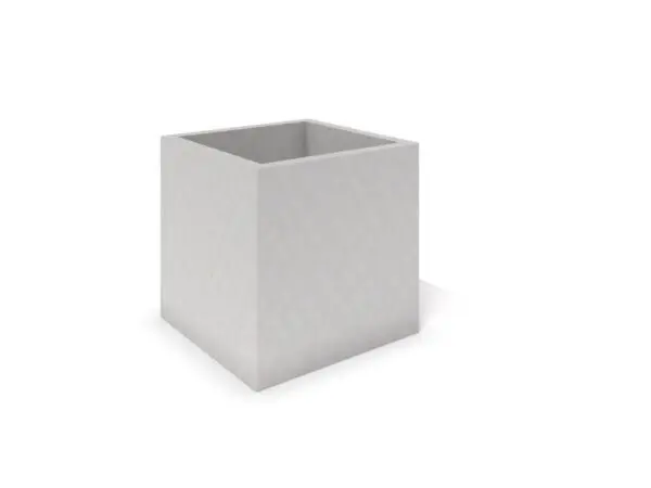 DECO vitt betongkärl 06