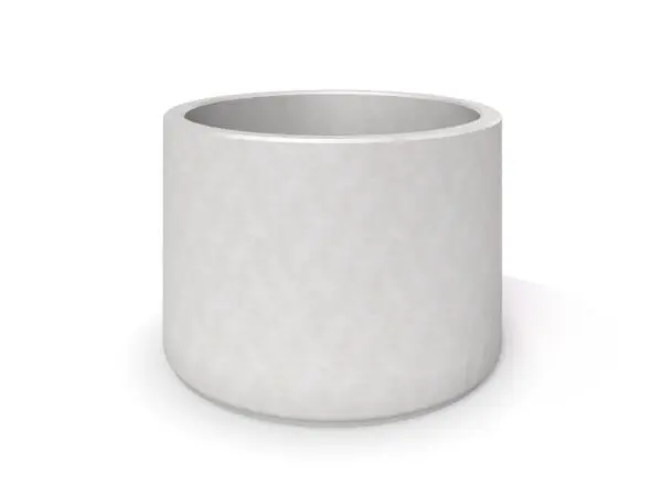 DECO vitt betongkärl 07