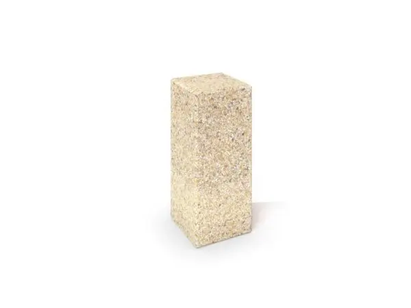 Pollare i betong 03 Kvadrat rak