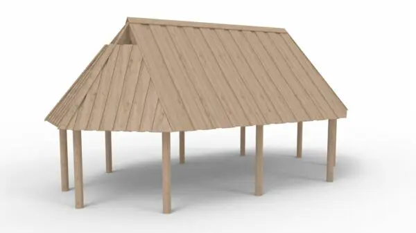 Långhus utan sidor