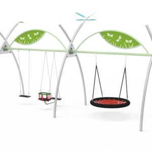 Dragonfly gyngestativ (med gyngesæde)