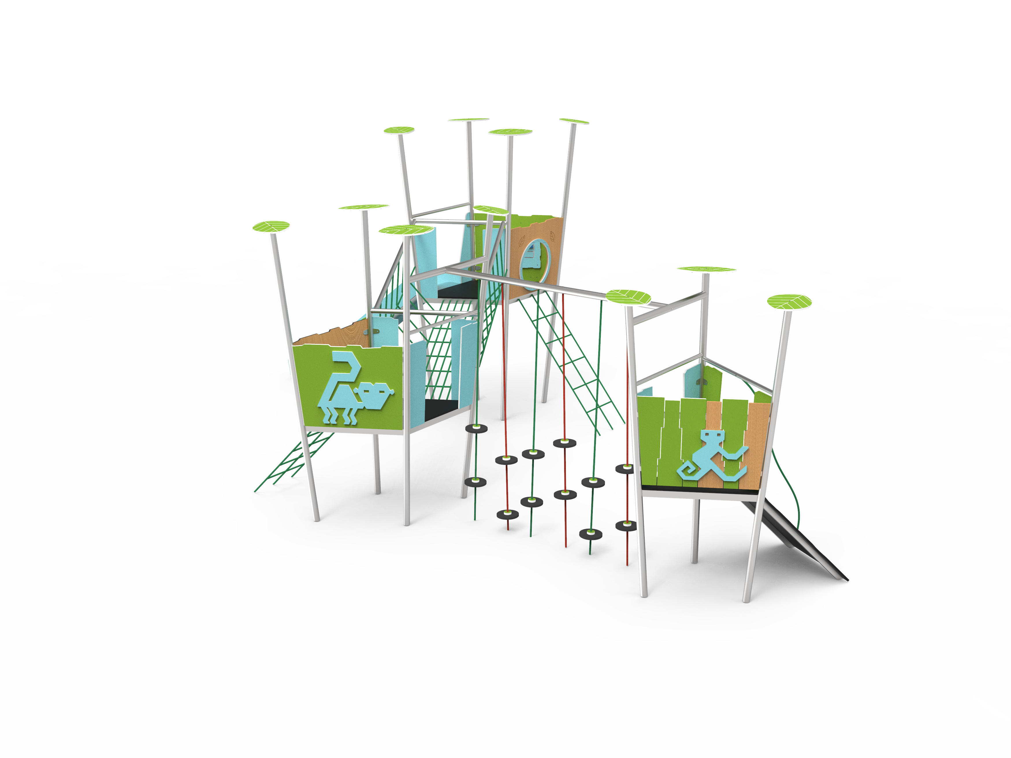 med tre tårne - LANG