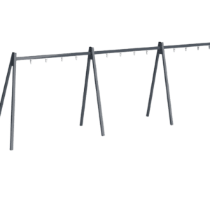 Metallstativ för 6 gungor, hög