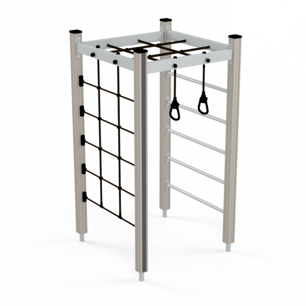 Klätterställning trä, modell 6