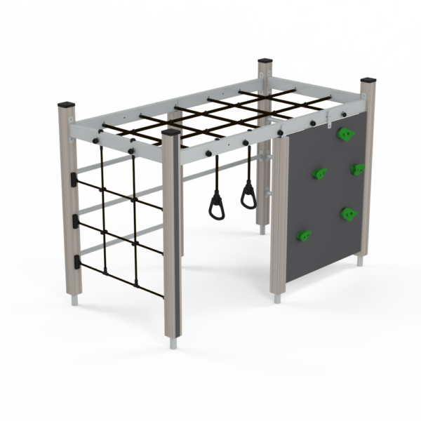 Klätterställning trä, modell 8