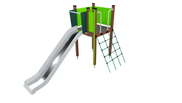 Lektorn med klätternät & rutsch - Bild 3