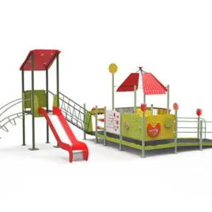 SACI Barrierefrit kombineret legeredskab