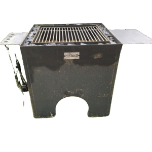 Grill i cortenstål 1 H: 700 mm