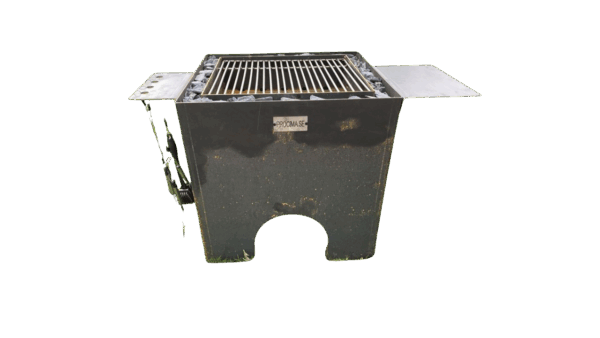 Grill i cortenstål 1 H: 700 mm