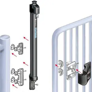 Adapter till DF9011 & DF9012 för runda stolpar
