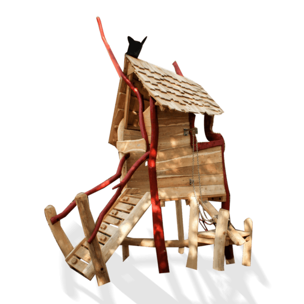 Lilla häxhuset med klätternät